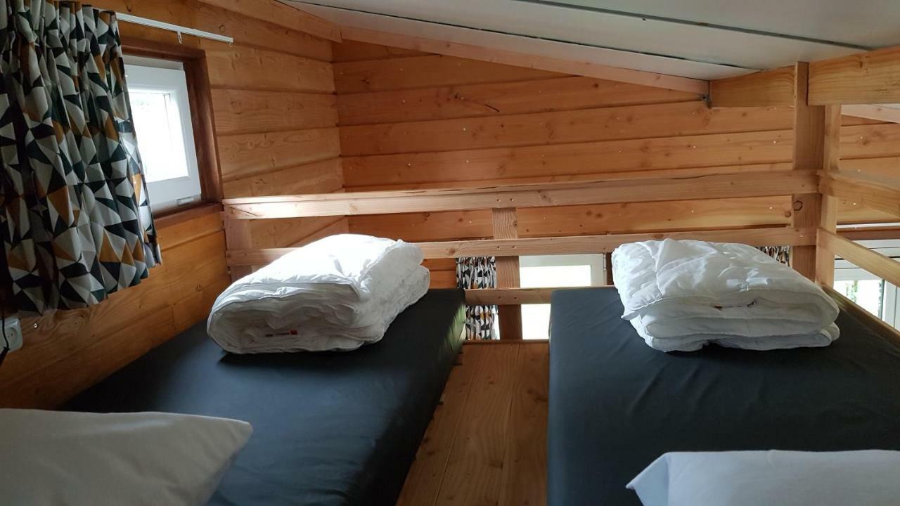 Chalet - Camping 't Dekske Wintelre Eksteriør bilde